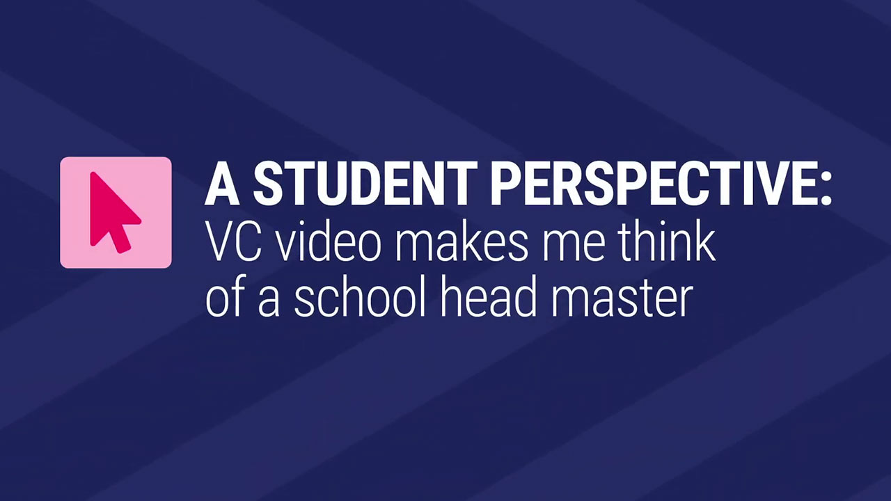 Card image for "11 - VC video makes me think of a school headmaster"
